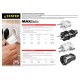 STAYER 16А/220 В, 3500 Вт, белая, угловая, вилка угловая MAXElectro 55161-W