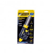 55580 Горелка газовая STAYER PROTerm PG500 с пьезоподжигом на баллон с цанговым соединением,1300С