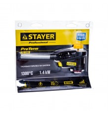 55582 Горелка газовая STAYER PROFESSIONAL ProTerm на баллон, 1300С