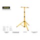 56922_z01 Штатив переносной STAYER для 2-х прожекторов, телескопический