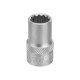 Торцевая головка удлиненная Stels,13мм,12-гранная,под квадрат 1/2",CrV 13657