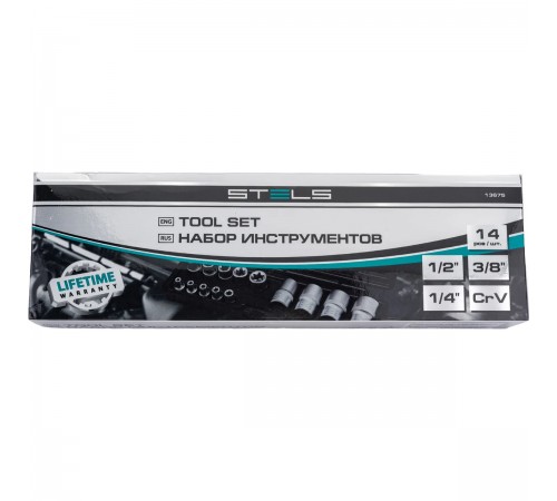 Набор головок Stels TORX, 14 пр., 1/4, 3/8, 1/2 13675