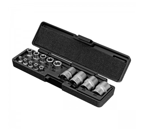 Набор головок Stels TORX, 14 пр., 1/4, 3/8, 1/2 13675