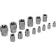 Набор головок Stels TORX, 14 пр., 1/4, 3/8, 1/2 13675