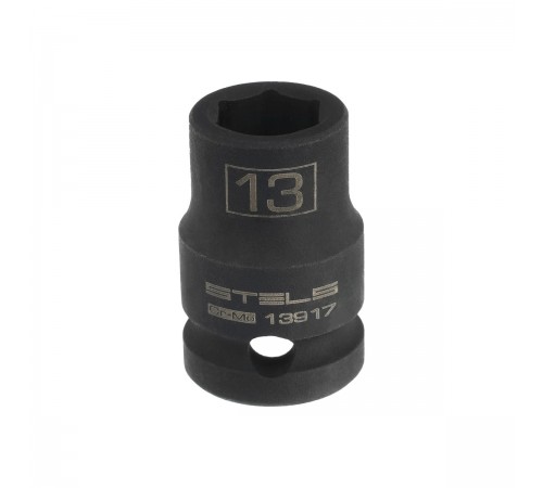 13917 Головка ударная шестигранная Stels,13мм,1/2"
