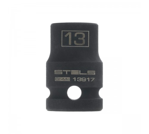 13917 Головка ударная шестигранная Stels,13мм,1/2"