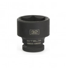 Головка ударная шестигранная Stels 32мм 1/2" CrMo 13930