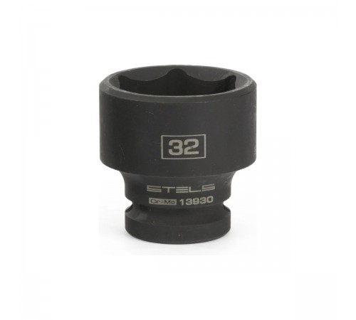 Головка ударная шестигранная Stels 32мм 1/2" CrMo 13930