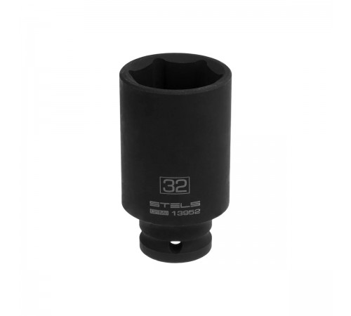 Головка ударная Stels удлиненная шестигранная 32мм 1/2" CrMo 13952