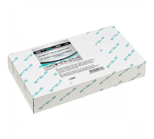 Набор шестигранных ударных торцевых головок Stels 1/2" 10-24дм 13997