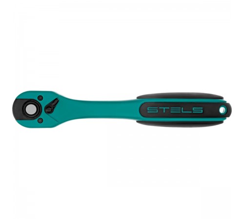 Ключ-трещотка Stels с быстрым сбросом, 72 зуба, CrV, 3/8" 14029