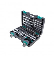 Набор инструментов Stels, 1/2", Cr-V, пластиковый кейс, 31 предмет 14102