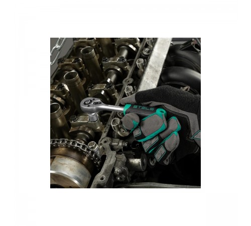 14105 Набор инструментов Stels, 1/2", 1/4", CrV, пластиковый кейс, 82 предмета