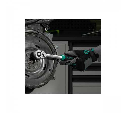 14105 Набор инструментов Stels, 1/2", 1/4", CrV, пластиковый кейс, 82 предмета
