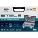 14105 Набор инструментов Stels, 1/2", 1/4", CrV, пластиковый кейс, 82 предмета