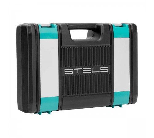 14105 Набор инструментов Stels, 1/2", 1/4", CrV, пластиковый кейс, 82 предмета