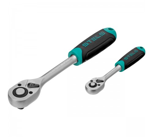 14105 Набор инструментов Stels, 1/2", 1/4", CrV, пластиковый кейс, 82 предмета