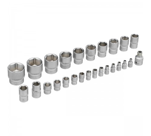 14105 Набор инструментов Stels, 1/2", 1/4", CrV, пластиковый кейс, 82 предмета