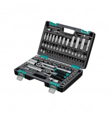 14106 Набор инструментов Stels, 1/2", 1/4", CrV, пластиковый кейс, 94 предмета