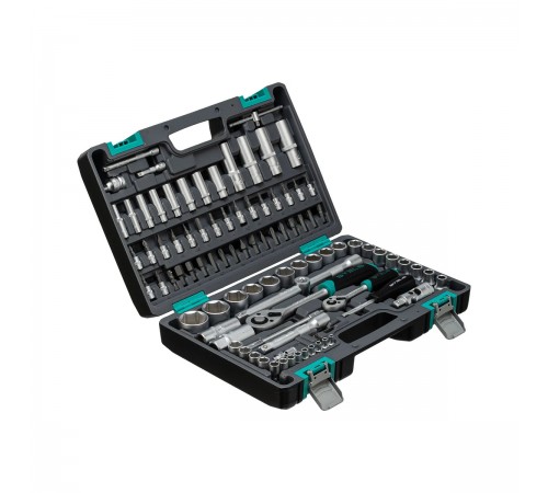 14106 Набор инструментов Stels, 1/2", 1/4", CrV, пластиковый кейс, 94 предмета