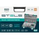 14106 Набор инструментов Stels, 1/2", 1/4", CrV, пластиковый кейс, 94 предмета