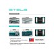 14106 Набор инструментов Stels, 1/2", 1/4", CrV, пластиковый кейс, 94 предмета