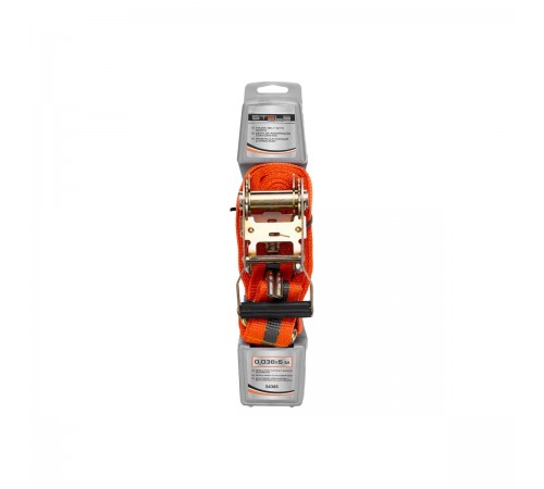 54365 Ремень багажный Stels Automatic, с крюками 0,038х5м, храповый механизм