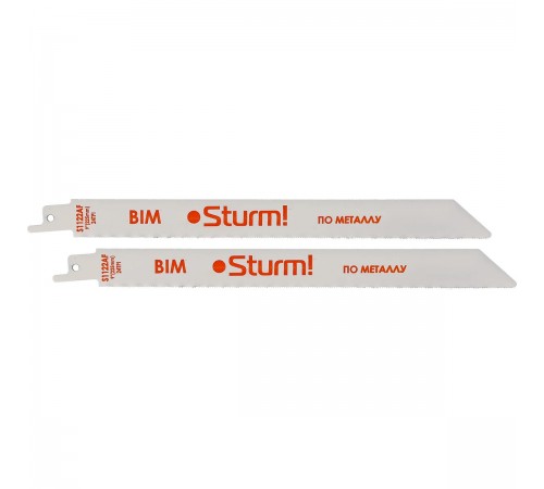 Полотно для сабельной пилы STURM МЕТАЛЛ 225/1мм 2шт. 9019-03-S1122AF
