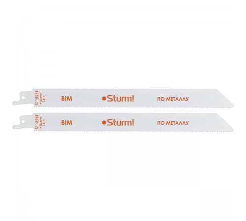 Полотно для сабельной пилы STURM МЕТАЛЛ 225/1,8мм 2шт. 9019-03-S1122BF