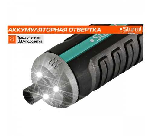 CD3404U2 Отвертка аккумуляторная STURM