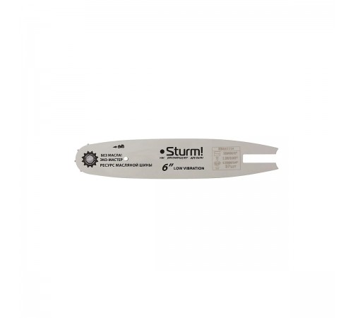 SB061114 Шина пильная Sturm 6" паз 1,1мм, 1/4", 37 зв для CSC1804