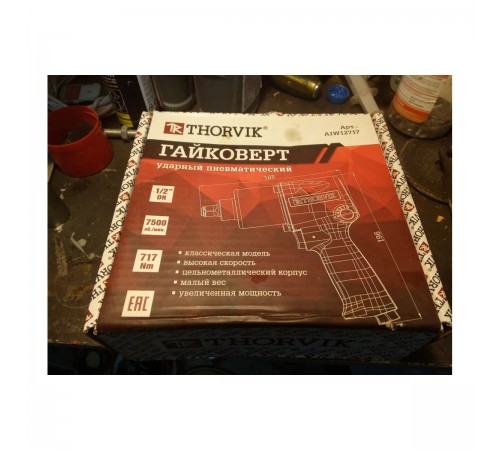 Пневматический ударный гайковерт THORVIK 1/2DR750 AIW12717