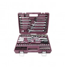 Набор инструмента универсальный THORVIK 1/4",1/2"DR 82 предмета TS082
