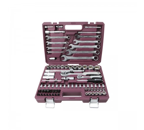 Набор инструмента универсальный THORVIK 1/4",1/2"DR 82 предмета TS082