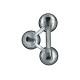 Присоска зажимная тройная для плитки и стекла TRIO-DIAMOND 118мм арт.282003