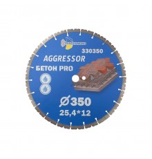 330350 Диск алмазный SEGMENT Бетон PRO AGGRESSOR 350х13х25,4/12мм