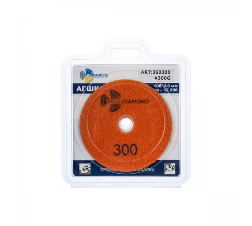 360300 Круг алмазный гибкий Черепашка d=100мм №300 TRIO-DIAMOND