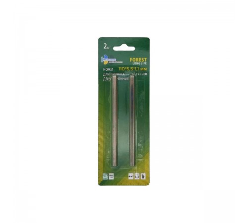 FLL728 Ножи для электрорубанка двусторонние Forest Long Life 110х5,5х1,1мм (2шт)