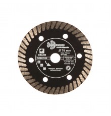 Диск алмазный TRIO-DIAMOND GTT700 TURBO SEGMENT Grand hot press 76x10мм