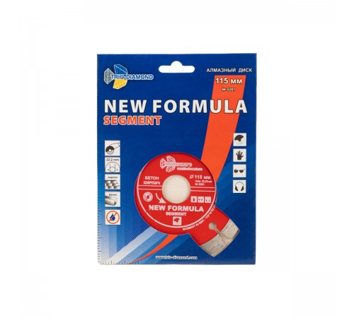 S201 Диск алмазный отрезной 115*22,23 NEW FORMULA SEGMENT