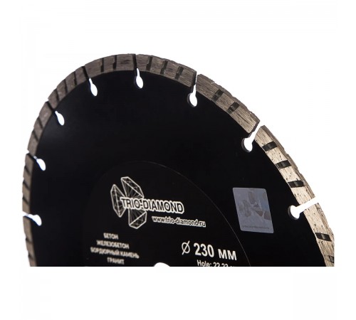 SP156 Диск алмазный TRIO-DIAMOND SEGMENT PRO 230x22,23мм