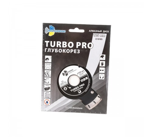 Диск алмазный TRIO-DIAMOND TP152 TURBO глубокорез 125х22мм