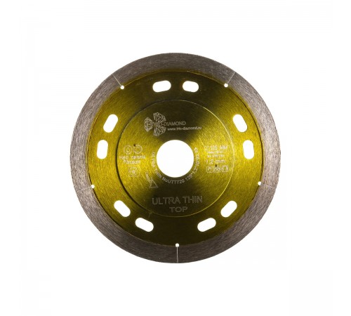 Диск алмазный TRIO-DIAMOND UTT720 сплошной Ultra Thin Top 125x10x22,23мм