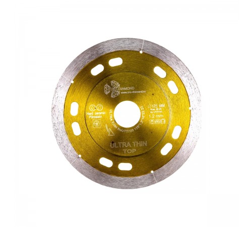 Диск алмазный TRIO-DIAMOND UTT720 сплошной Ultra Thin Top 125x10x22,23мм