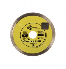 UTW502 Диск алмазный TRIO-DIAMOND сплошной ультратонкий hot press 125х22 мм