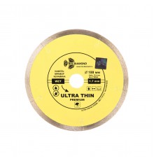 Диск алмазный TRIO-DIAMOND UTW504  сплошной ультратонкий hot press 180х25,4 мм