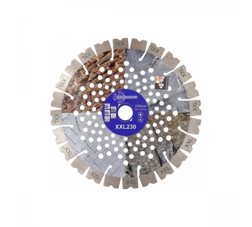 Диск алмазный TRIO-DIAMOND SEGMENT XXL 230*18*22.23 толщина реж. кромки 2.5мм