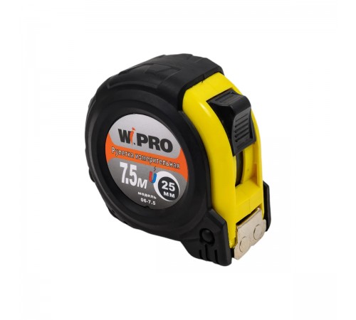 06-7,5 Рулетка WIPRO 7,5м х 25мм