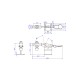 GH-201-B Прижим WOODWORK с горизонтальной ручкой, усилие 90кг.