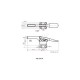 GH-225-D Прижим WOODWORK с горизонтальной ручкой, усилие 227кг.